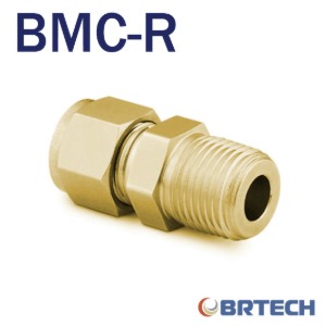 BMC-R [BRASS MALE CONNECTOR PT THREAD]